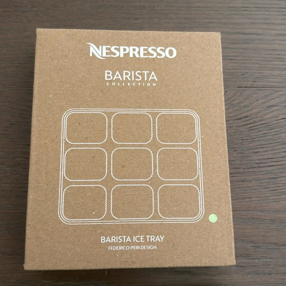Nespresso Ice Cube Tray Limited Edition Lime Green!